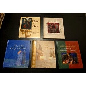 5 New Christmas Holiday Jesus Gift Books Stocking Stuffers Friends Family SET #1